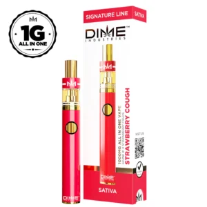 DIME Strawberry Cough 1G All in One Device
