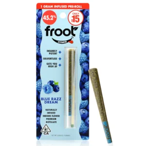 Froot - BLUE RAZZ DREAM Infused 1 Gram Pre-Roll