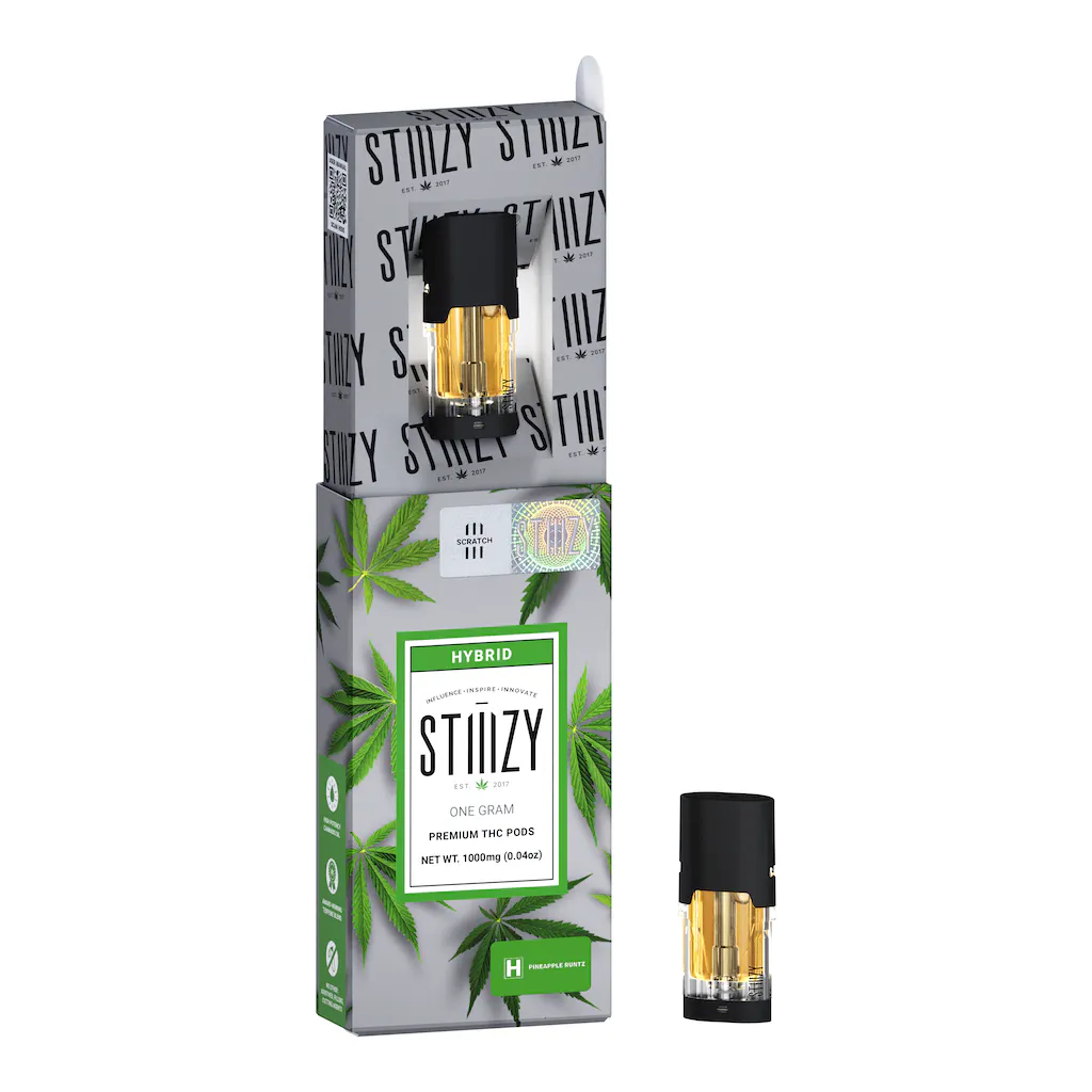 Vape Cartridge - PINEAPPLE RUNTZ 1G Original THC Pod - STIIIZY